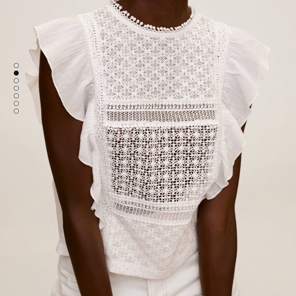Cute MNG embroidered Panel Top